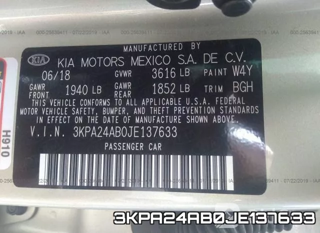 3KPA24AB0JE137633 фото 10