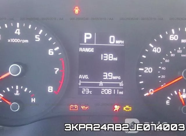 3KPA24AB2JE074003 фото 7
