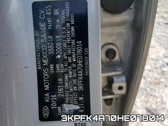 3KPFK4A70HE078014 фото 2