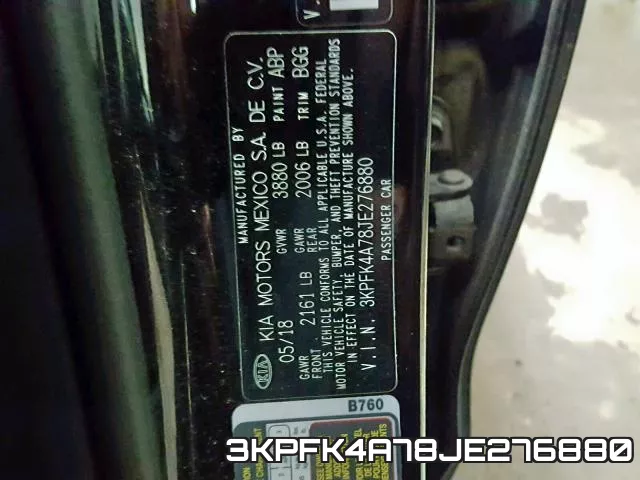 3KPFK4A78JE276880 фото 2
