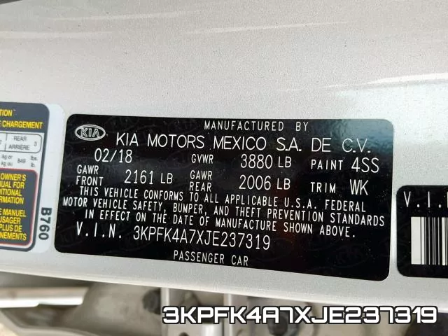 3KPFK4A7XJE237319 фото 2