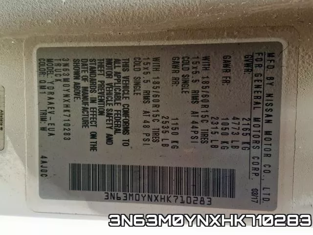 3N63M0YNXHK710283 фото 2