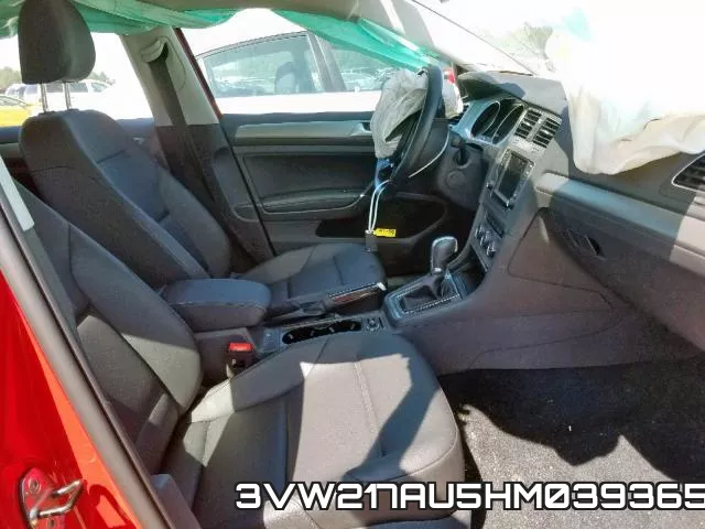 3VW217AU5HM039365 фото 5