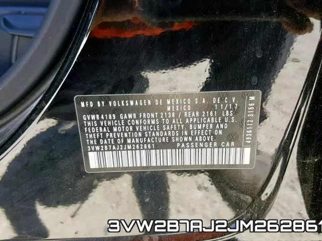 3VW2B7AJ2JM262861 фото 2