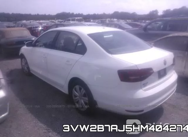3VW2B7AJ5HM404274 фото 4