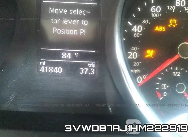 3VWDB7AJ1HM222919 фото 7