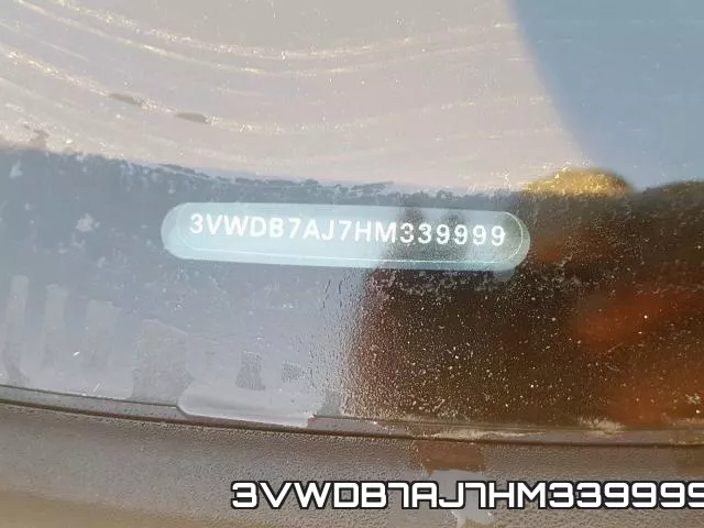 3VWDB7AJ7HM339999 фото 2