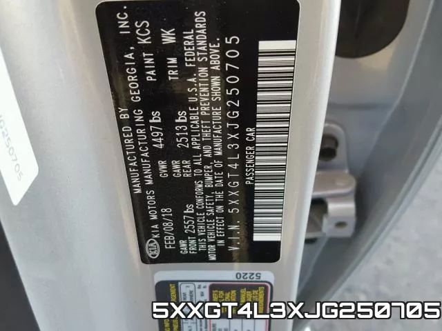 5XXGT4L3XJG250705 фото 2