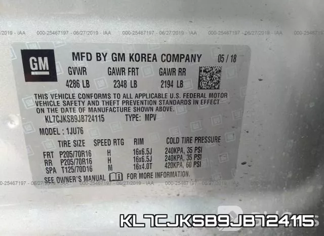 KL7CJKSB9JB724115 фото 10