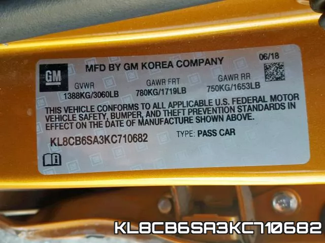 KL8CB6SA3KC710682 фото 2