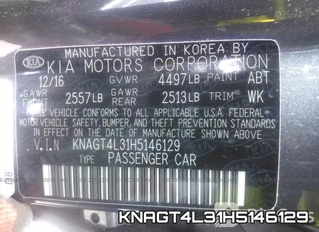 KNAGT4L31H5146129 фото 10