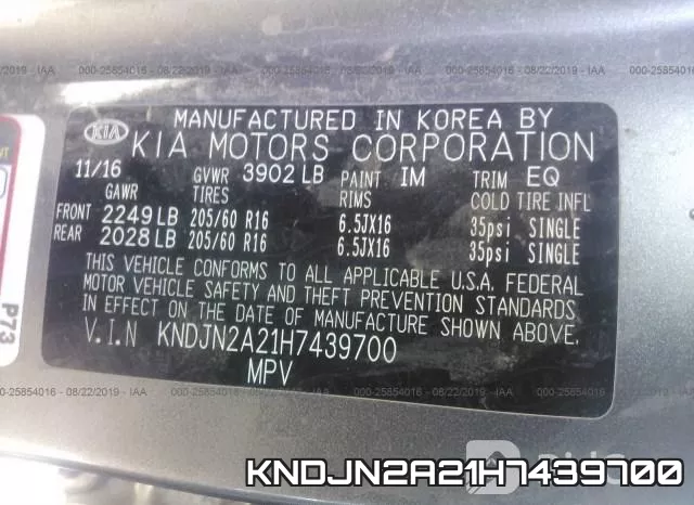 KNDJN2A21H7439700 фото 10