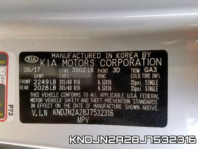 KNDJN2A28J7532316 фото 2