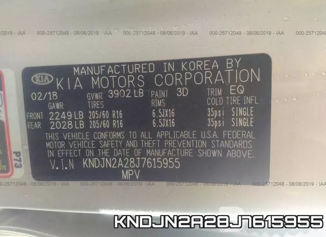 KNDJN2A28J7615955 фото 10