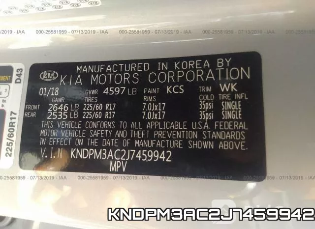 KNDPM3AC2J7459942 фото 10