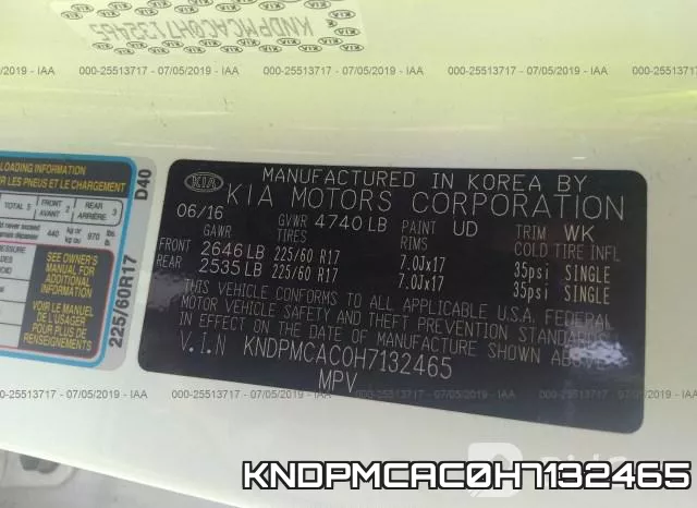 KNDPMCAC0H7132465 фото 10