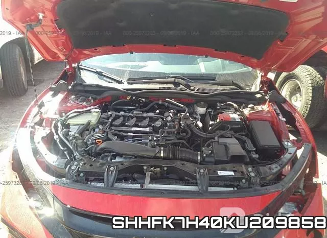SHHFK7H40KU209858 фото 2