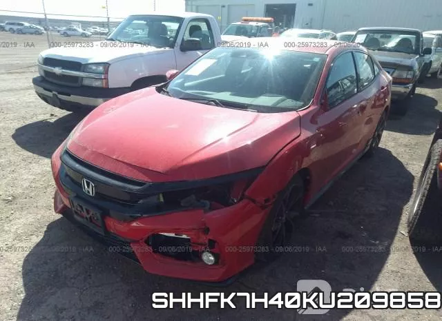SHHFK7H40KU209858 фото 3