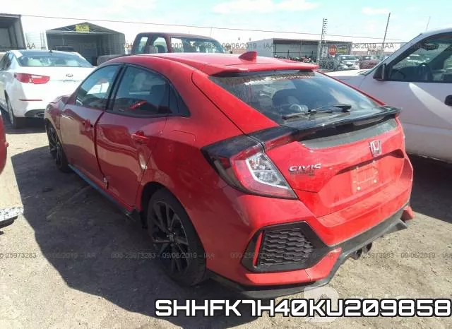 SHHFK7H40KU209858 фото 4