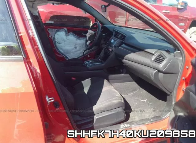 SHHFK7H40KU209858 фото 6