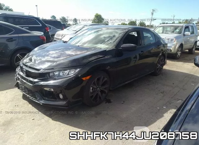 SHHFK7H44JU208758 фото 3