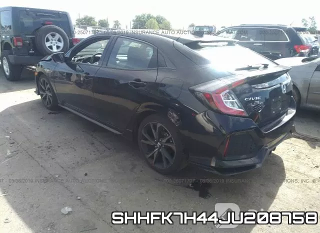 SHHFK7H44JU208758 фото 4