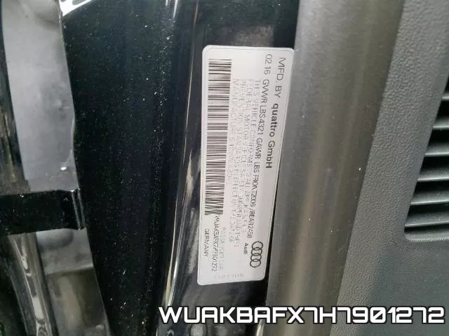 WUAKBAFX7H7901272 фото 2
