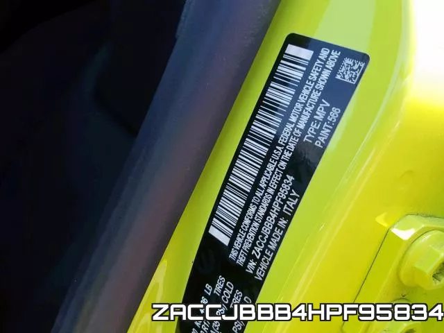 ZACCJBBB4HPF95834 фото 2
