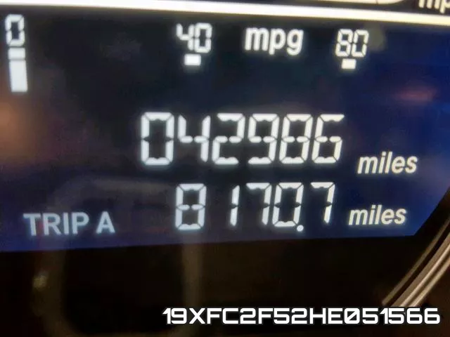 19XFC2F52HE051566 фото 9
