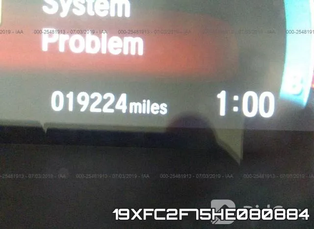 19XFC2F75HE080884 фото 8