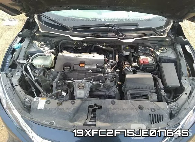 19XFC2F75JE017645 фото 2