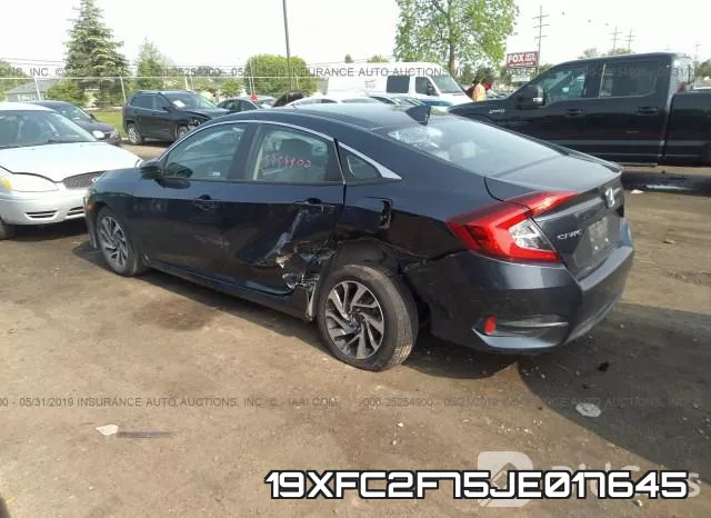19XFC2F75JE017645 фото 4