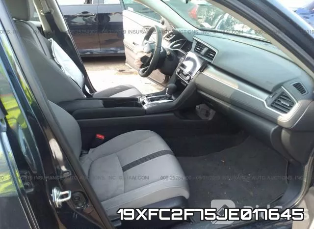 19XFC2F75JE017645 фото 6