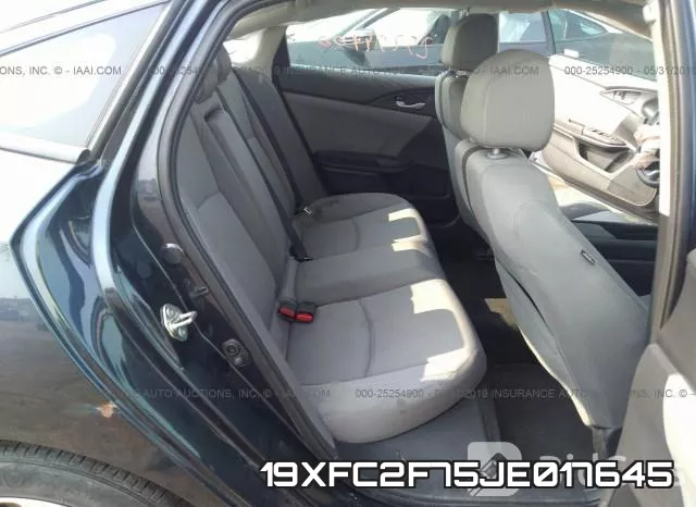 19XFC2F75JE017645 фото 9