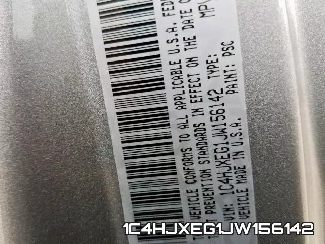 1C4HJXEG1JW156142 фото 2