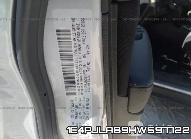 1C4PJLAB9HW597722 фото 10