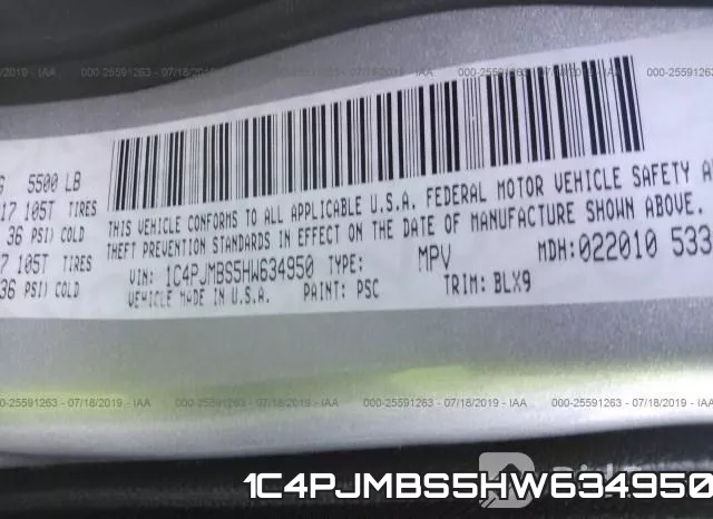 1C4PJMBS5HW634950 фото 10