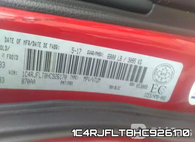 1C4RJFLT8HC926170 фото 10