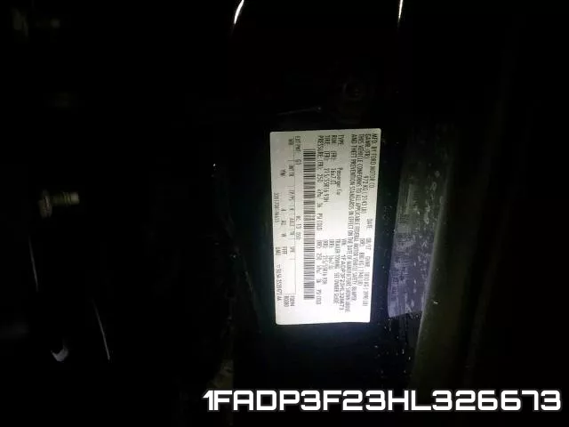 1FADP3F23HL326673 фото 2