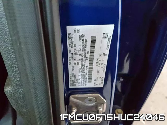 1FMCU0F75HUC24046 фото 2