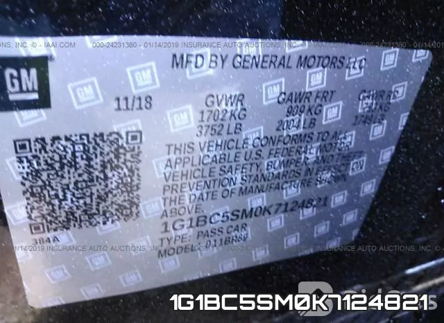 1G1BC5SM0K7124821 фото 10