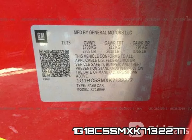 1G1BC5SMXK7132277 фото 10