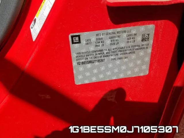 1G1BE5SM0J7105307 фото 2