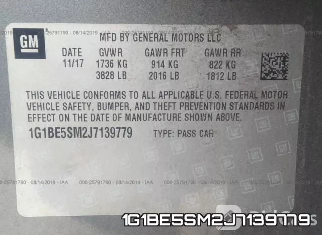 1G1BE5SM2J7139779 фото 10