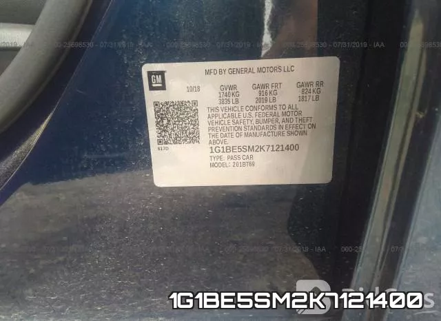 1G1BE5SM2K7121400 фото 10