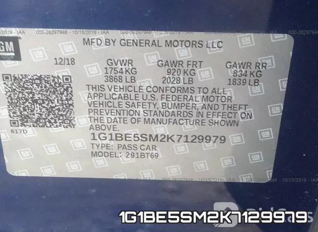 1G1BE5SM2K7129979 фото 10