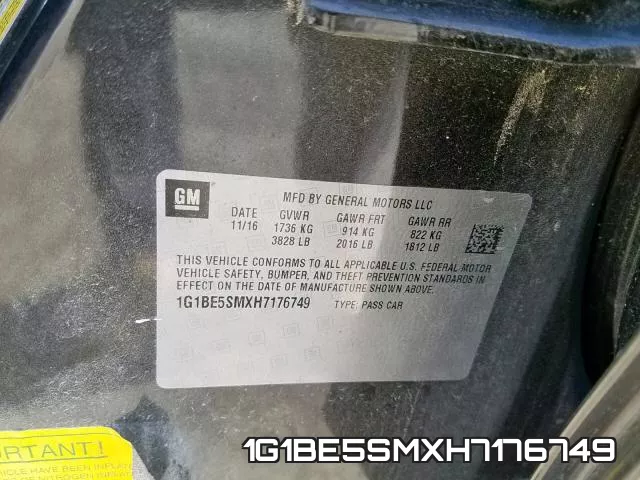 1G1BE5SMXH7176749 фото 2