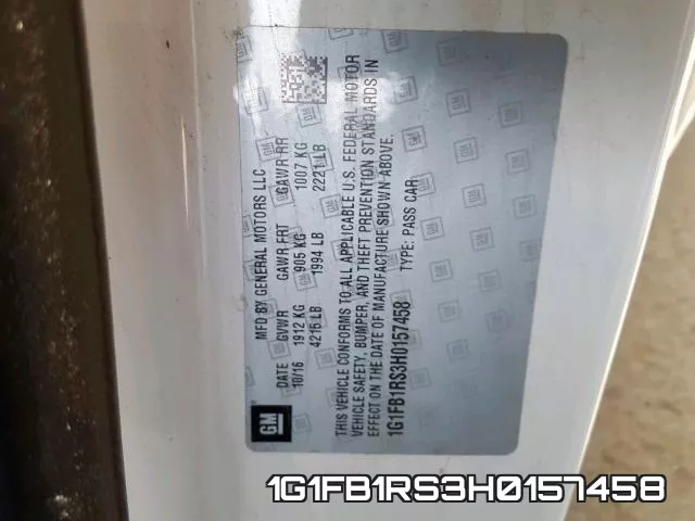 1G1FB1RS3H0157458 фото 2