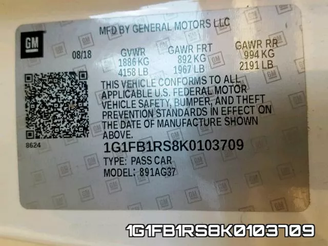 1G1FB1RS8K0103709 фото 2
