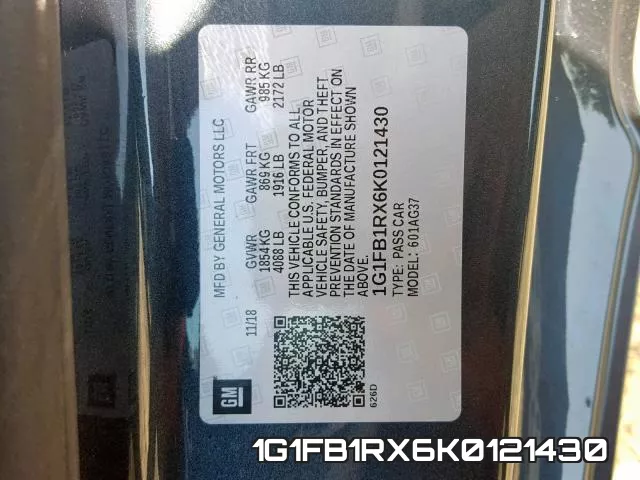 1G1FB1RX6K0121430 фото 2